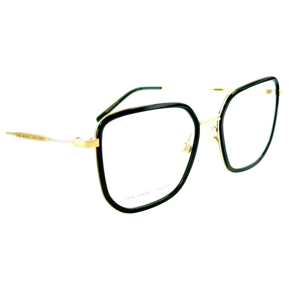 Marc Jacobs Marc 537 Womens Metal Eyeglass Frame 807 Black Gold 53-17